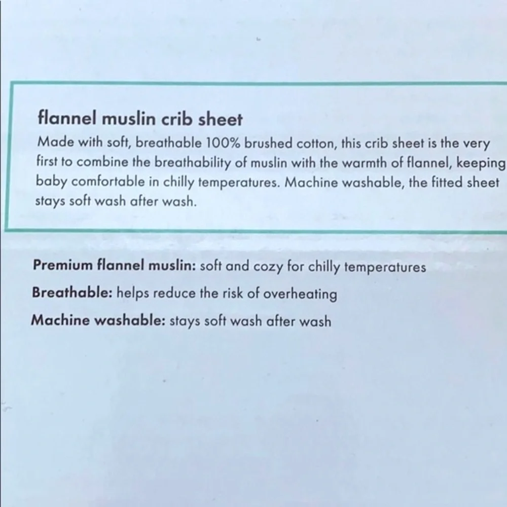 👶🏻 ADEN ANAIS MUSLIN FITTED CRIB SHEET BLUE BUNNY - Picture 3 of 7